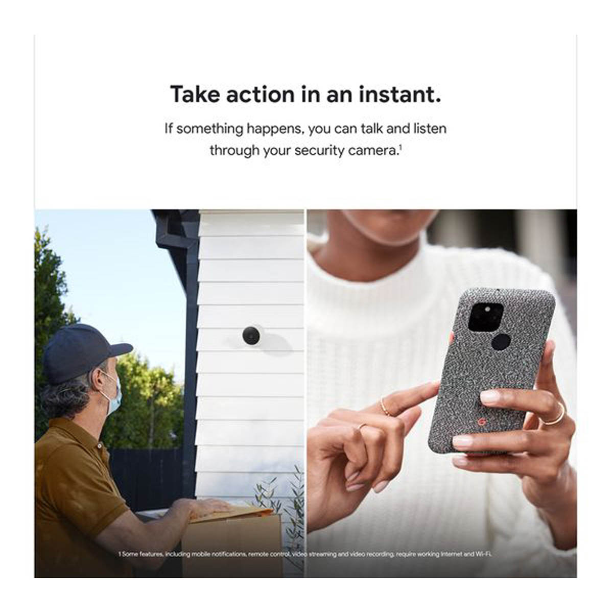 Google Nest Security Camera Wireless 2 x Li-Ion Battery 1080p HDR Indoor Outdoor - Image 6