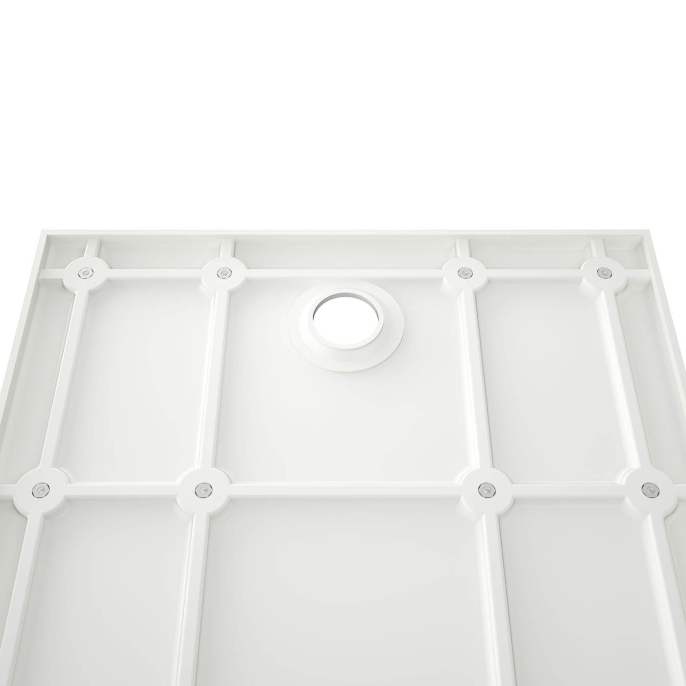 Teesta Shower Tray White Square Bathroom Non-Slip (L)900 (W)900 (H) 27mm - Image 5