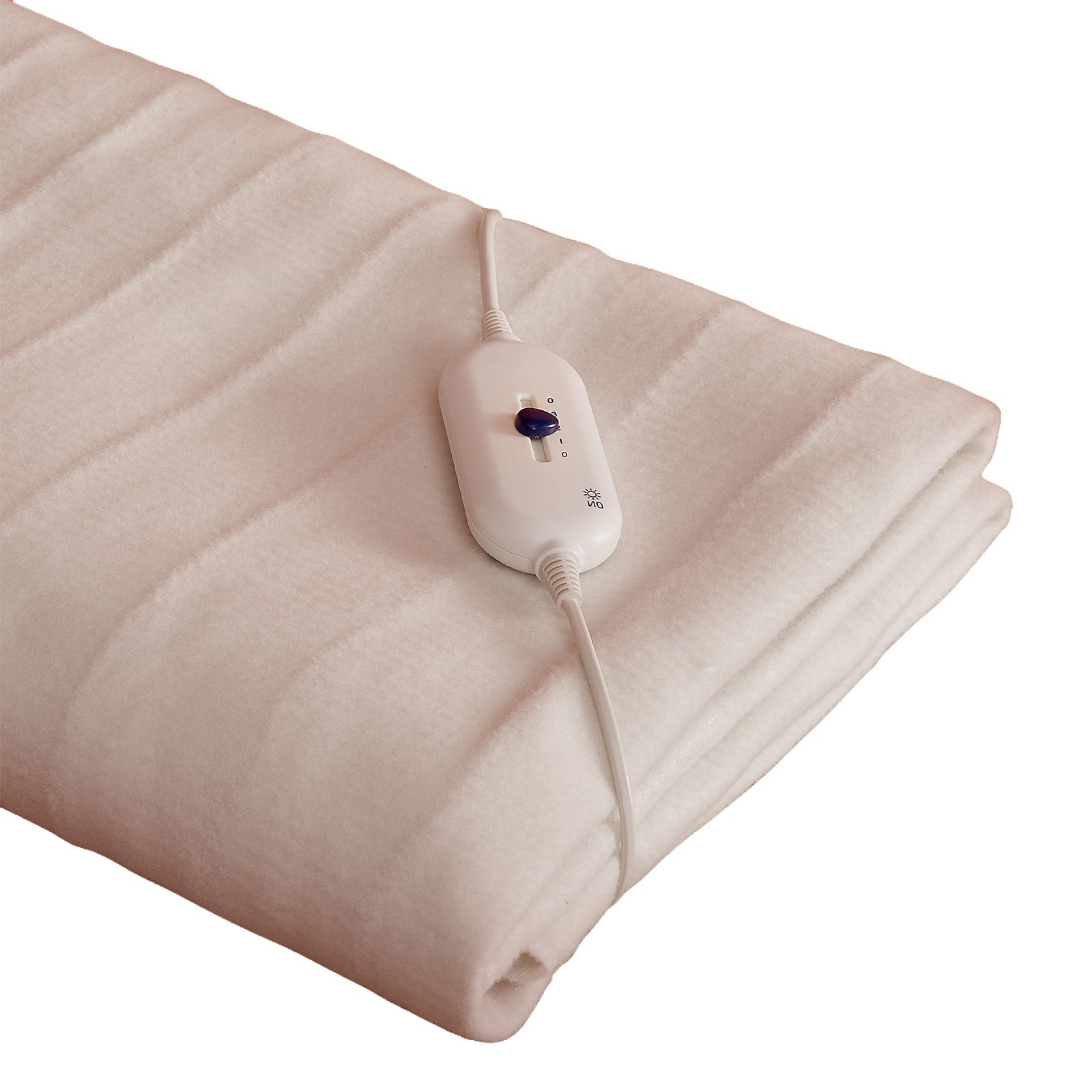 Electric Under Blanket King Size Heated White Soft 3 Heat Settings Washable - Image 4