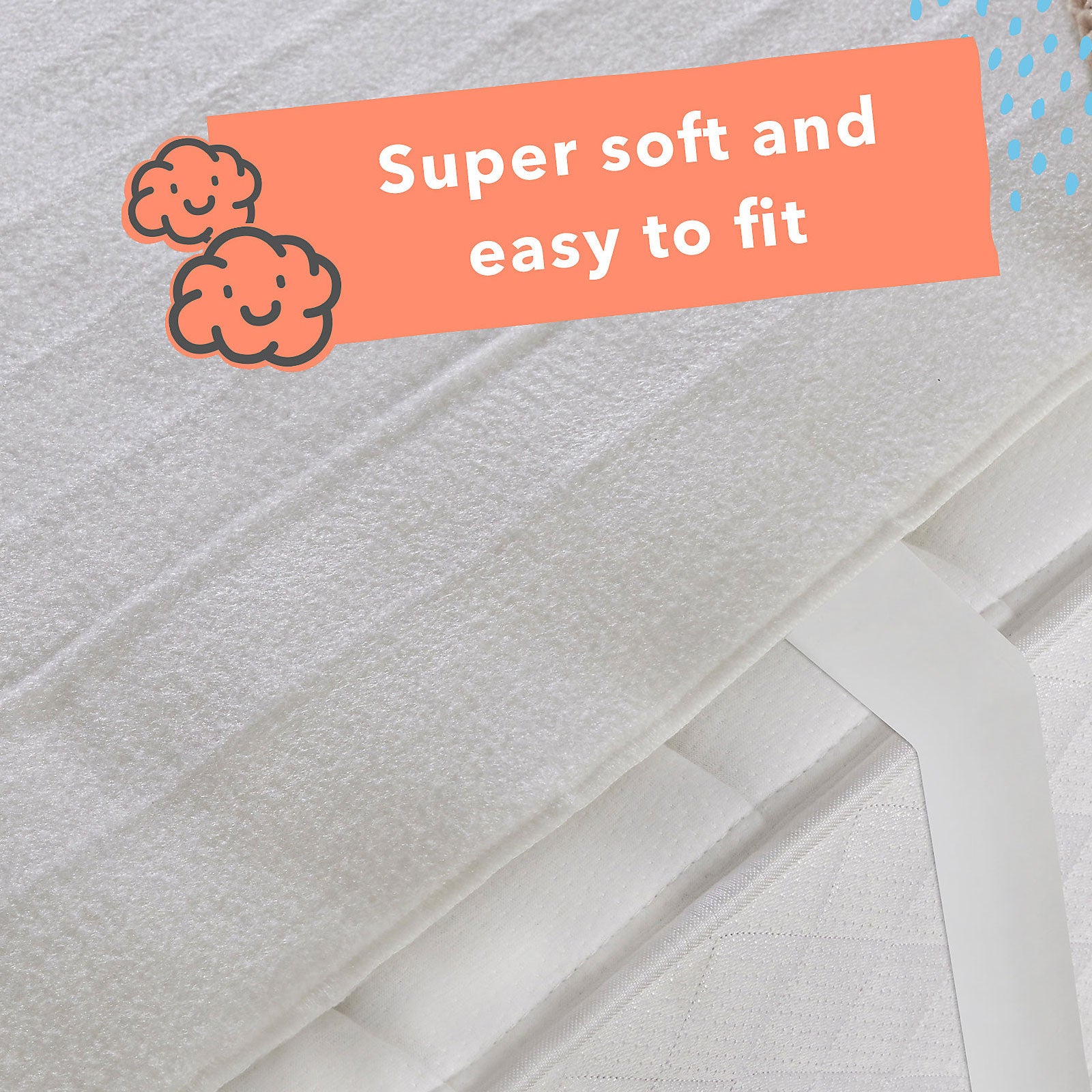 Electric Under Blanket King Size Heated White Soft 3 Heat Settings Washable - Image 3
