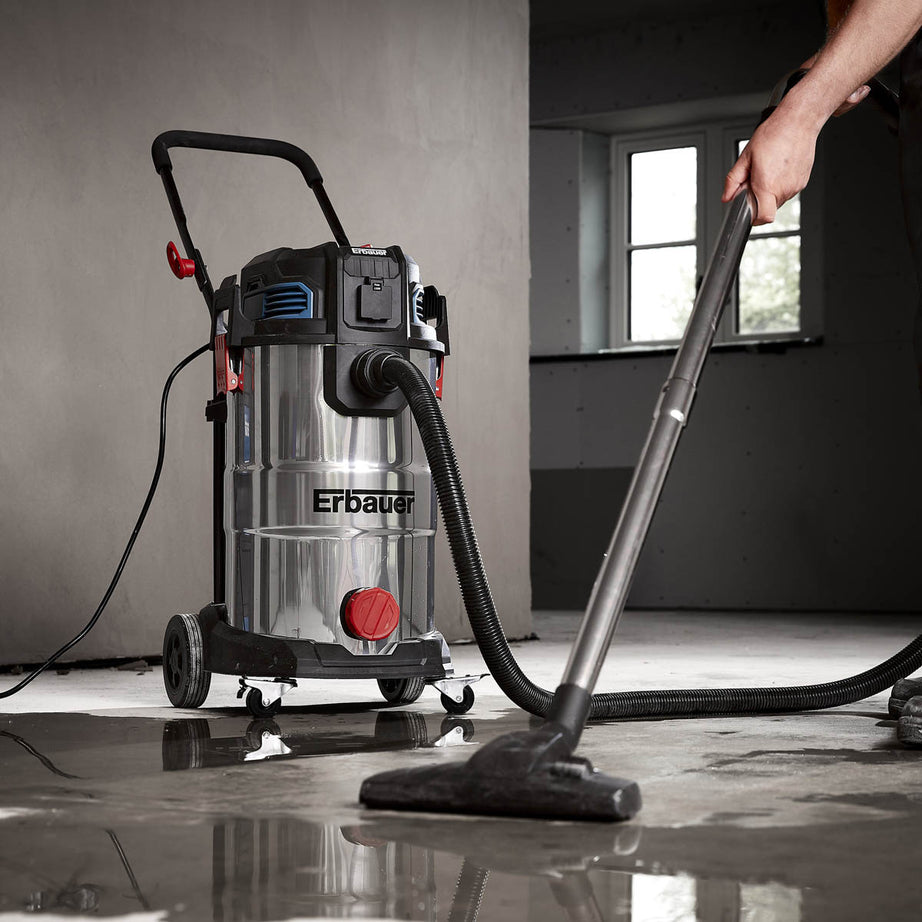 Erbauer Wet And Dry Vacuum Cleaner EWDV40L Corded Cylinder Powerful 1400W 40L - Image 3