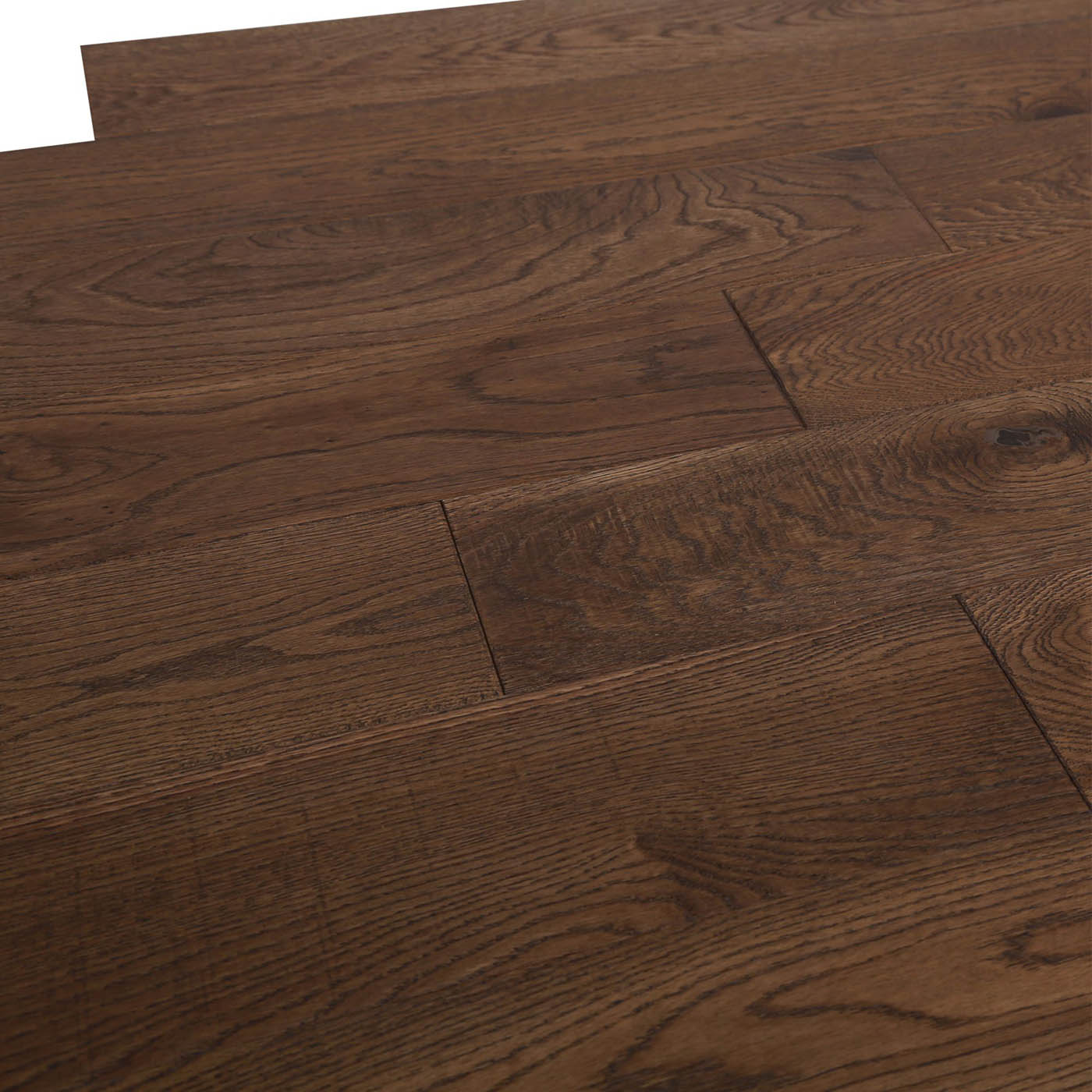 Hardwood Flooring Natural Dark Brown Oak Matt Bevelled Edge Durable 1.8m² - Image 6