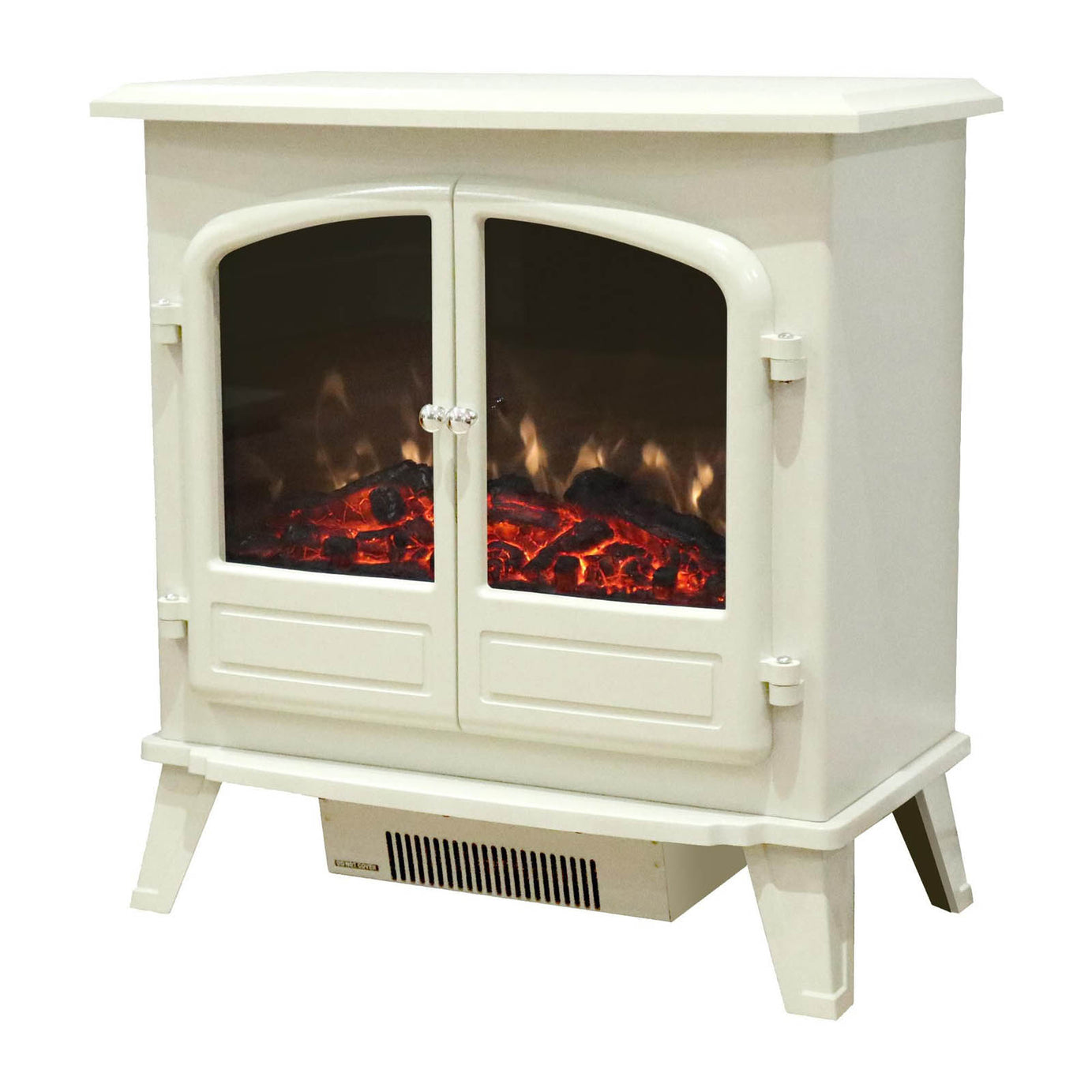 Focal Point Electric Stove 1850W Matt Cream Freestanding Heater Traditional - Image 1