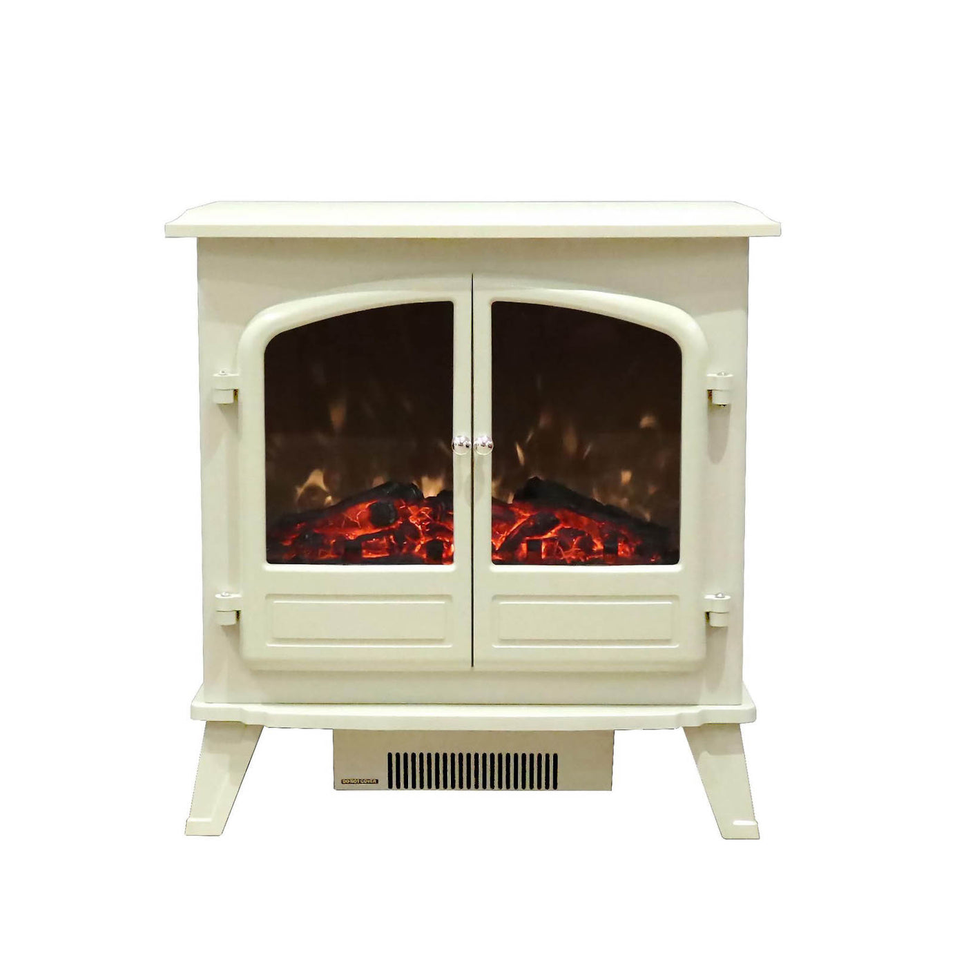 Focal Point Electric Stove 1850W Matt Cream Freestanding Heater Traditional - Image 4