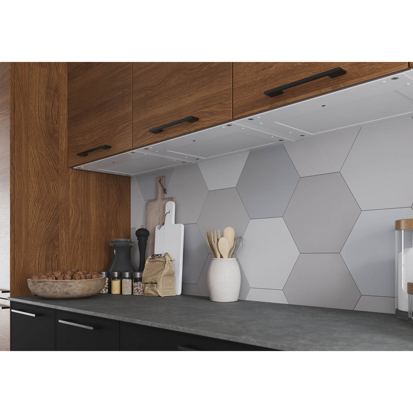 Under Cabinet Light LED Cool Warm White Aluminium Plastic (L)319mm (W)464mm - Image 4