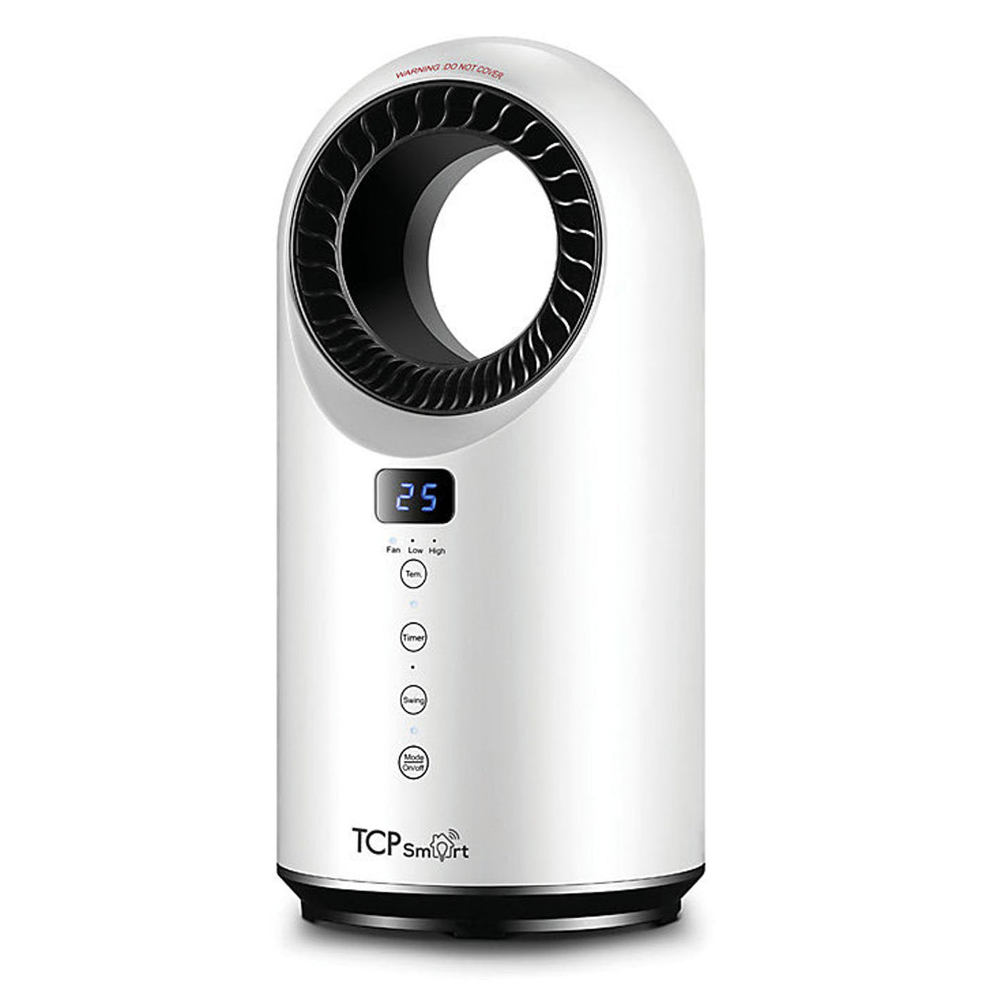 TCP Fan Heater Cooler Smart LED White Freestanding Plastic IPX0 1500 W - Image 1