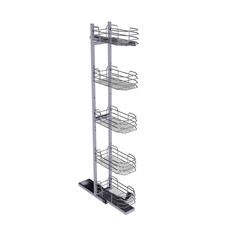 Pull Out Basket Stainless Steel Chrome effect For 300mm Larder (W)260mm (D)470mm - Image 1