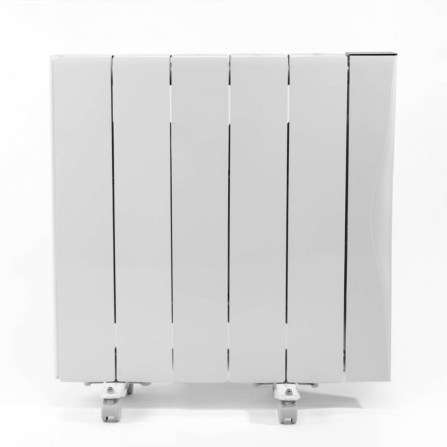 Convector Heater Smart Portable Electric White Timer Function Wheeled 1500W - Image 1