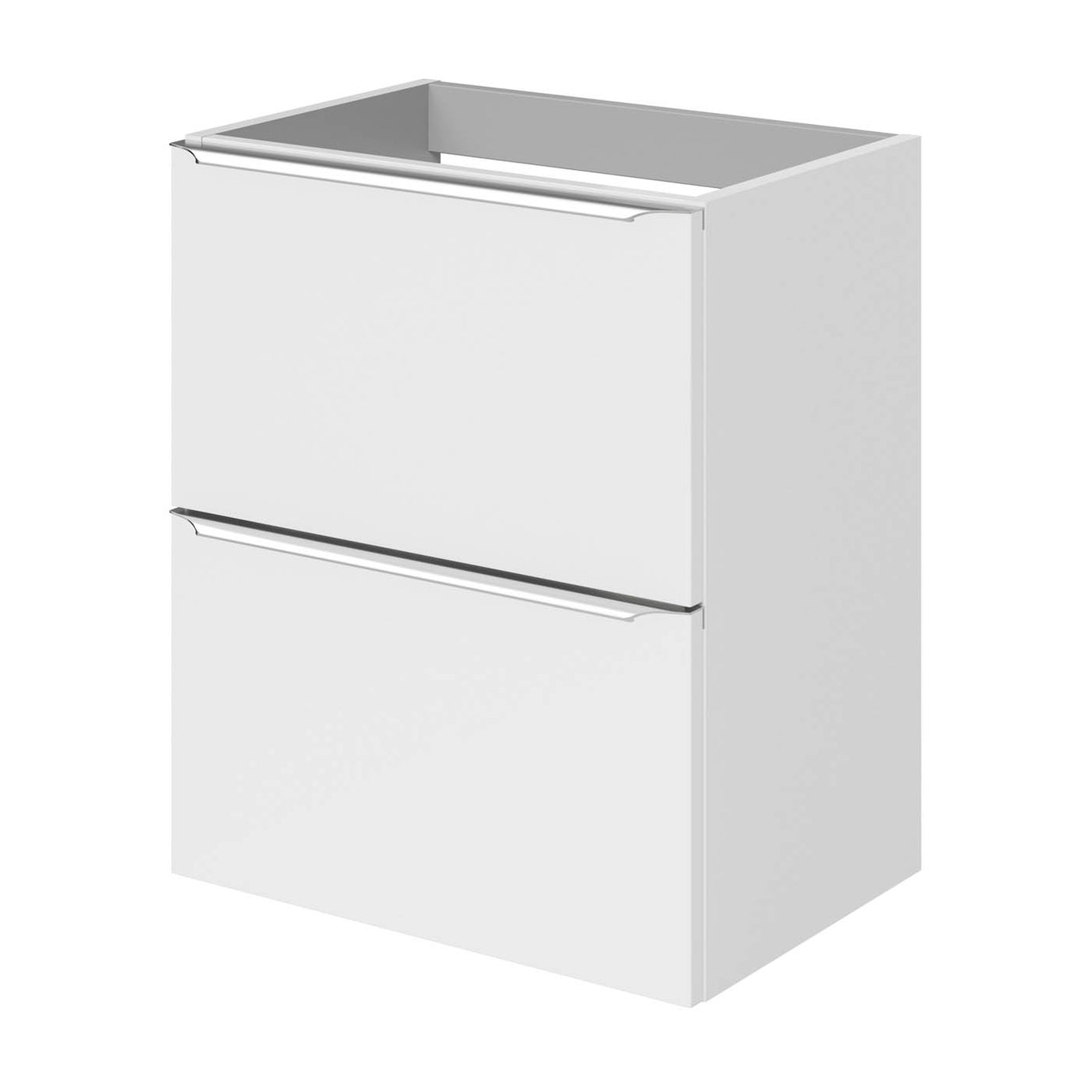 GoodHome Imandra Slimline Gloss White Wall-mounted Bathroom Cabinet (H) 600mm (W) 500mm - Image 1