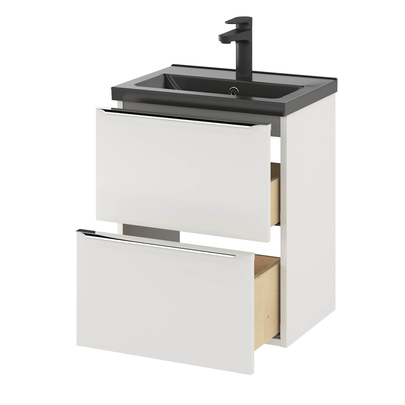 GoodHome Imandra Slimline Gloss White Wall-mounted Bathroom Cabinet (H) 600mm (W) 500mm - Image 10