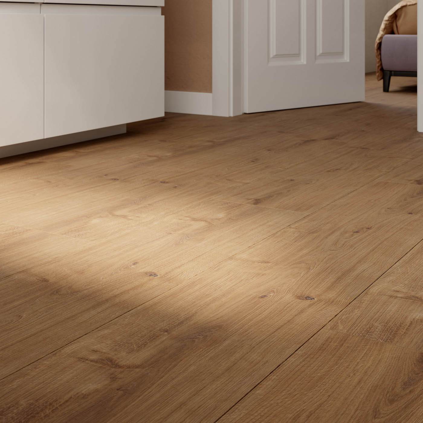 Click Vinyl Planks Walnut Oak Effect Textured Water Resistant Traditional 2.36m² - Image 6