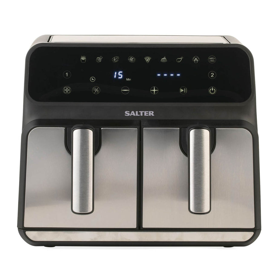 Salter Air Fryer Dual EK5196BQ 7.6L Healthy Food Cooker Less Oil 1700W - Image 2
