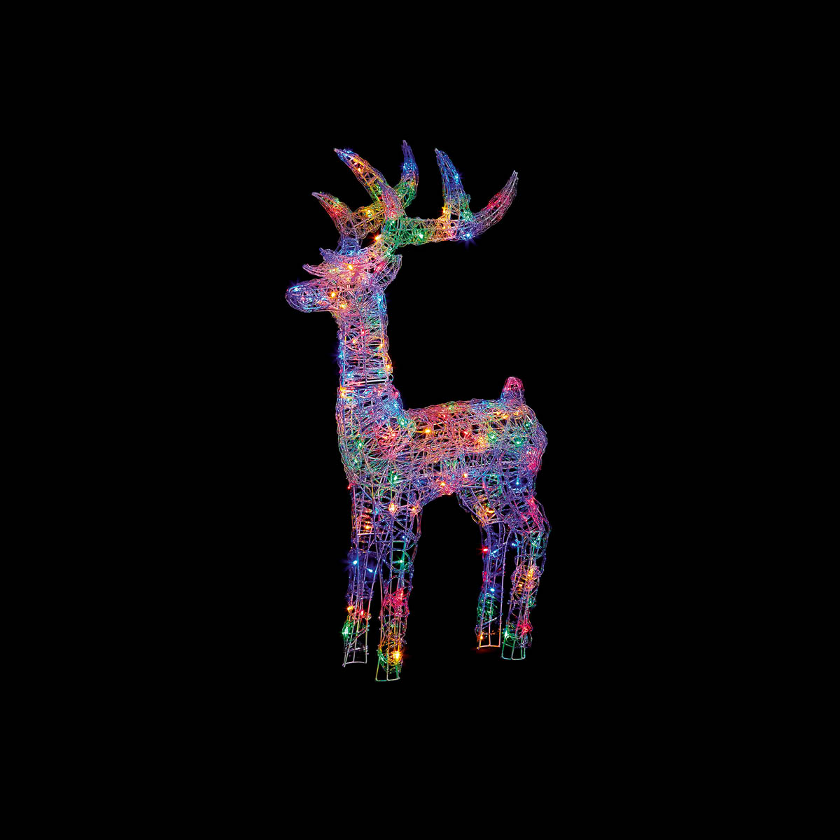 Christmas LED Decoration Reindeer Illuminated Indoor Outdoor Decor (H)1.15m - Image 1
