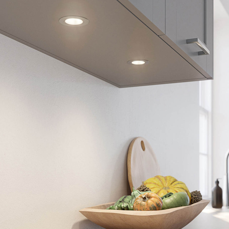 Hype R Pro Under Cabinet Light LED Stainless Steel Effect Variable White 3 Pack - Image 2