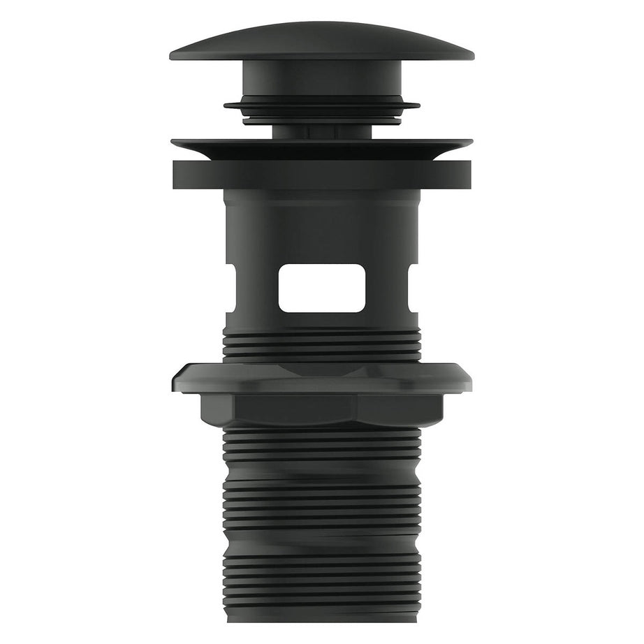 Ideal Standard Basin Clicker Waste Silent Brass Black Slotted Tail Modern - Image 2