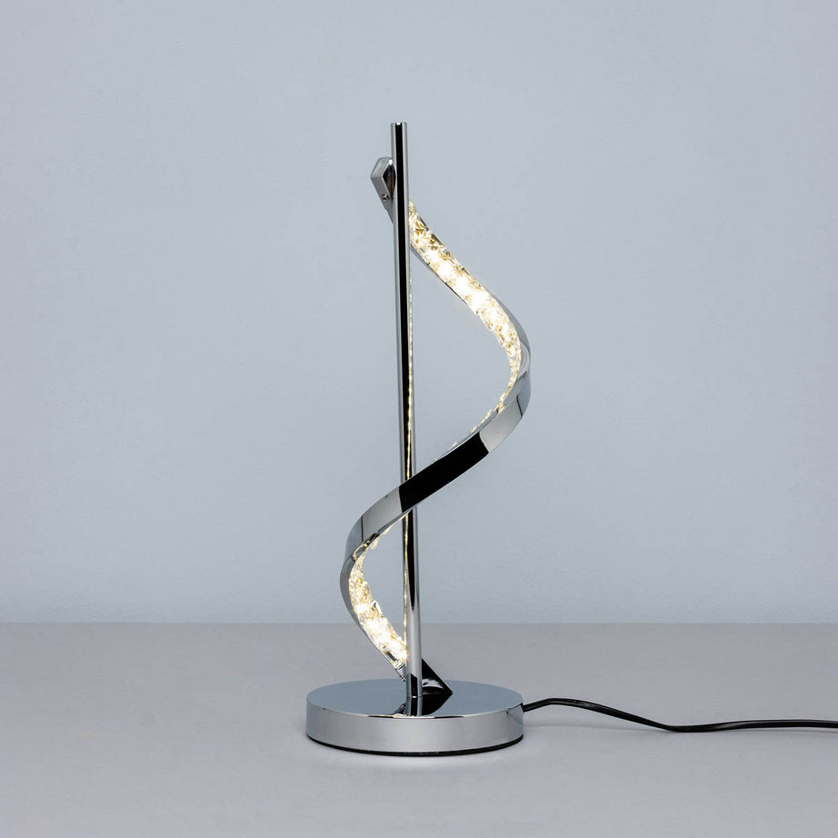 Inlight Table Lamp LED Warm White Metal Polished Chrome Effect Contemporary - Image 1
