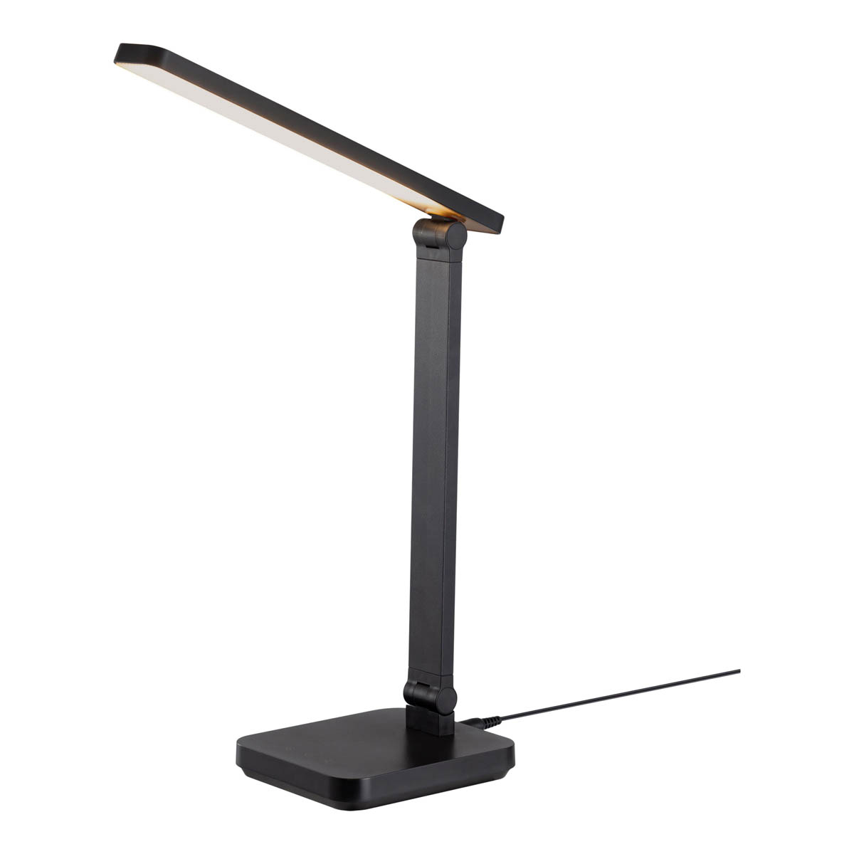 LED Table Lamp Matt Black Dimmable 350lm Touch Control Living Bedroom Office - Image 8