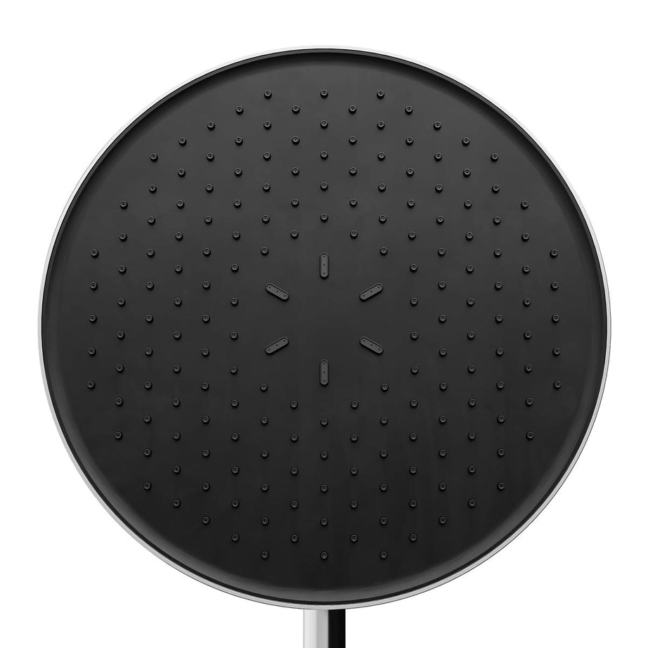 Bathroom Mixer Shower Multi Head Thermostatic Chrome Effect Round Modern - Image 8