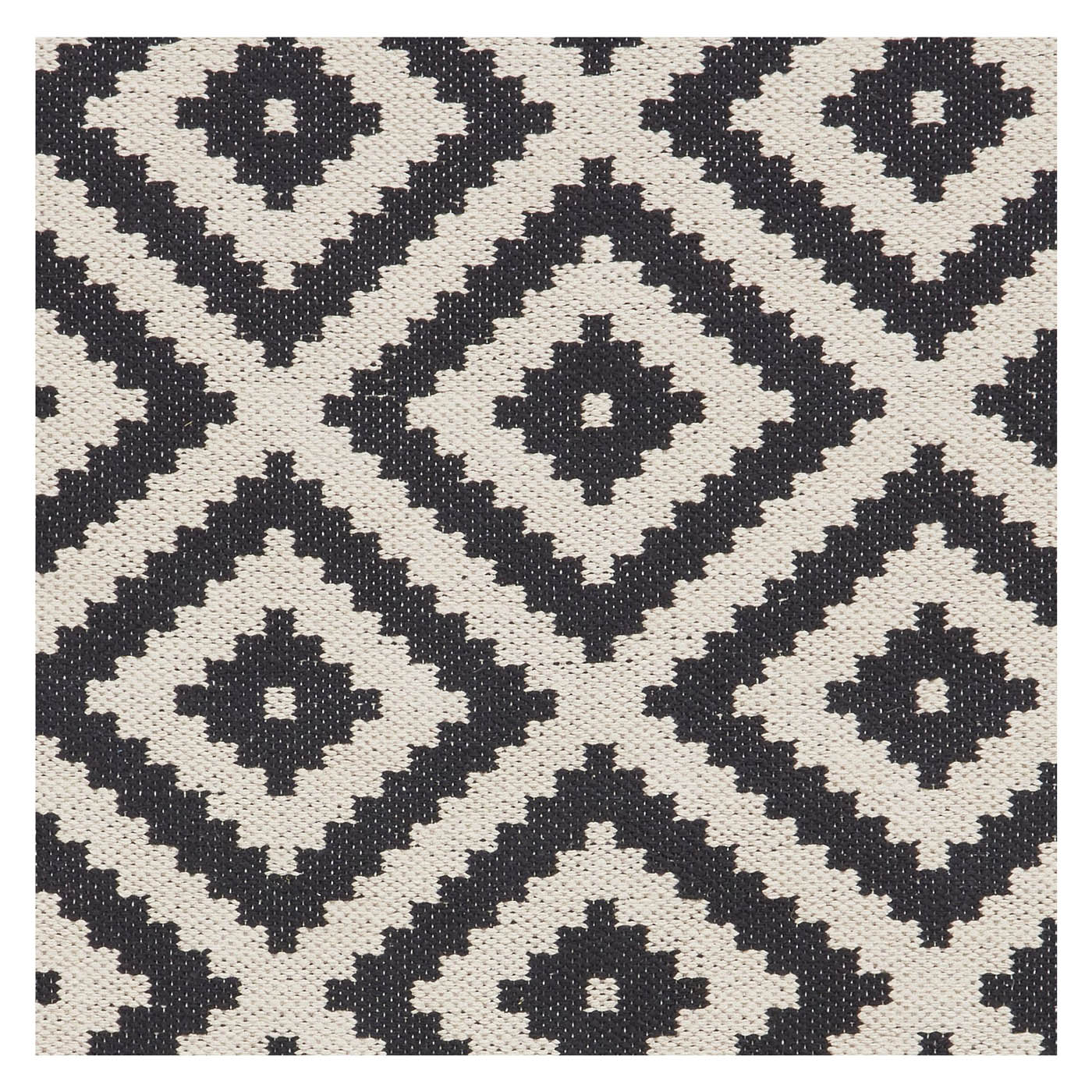 Medium Rug Black White Geometric Woven Effect contemporary (L)170cm x (W)120cm - Image 10