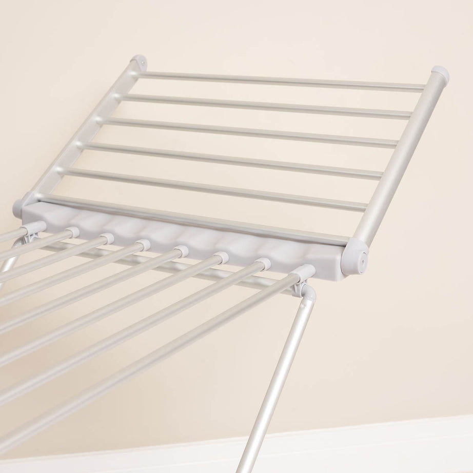 Addis Heated Airer Aluminium Plastic White Foldable (H)740mm (W)1460mm - Image 5