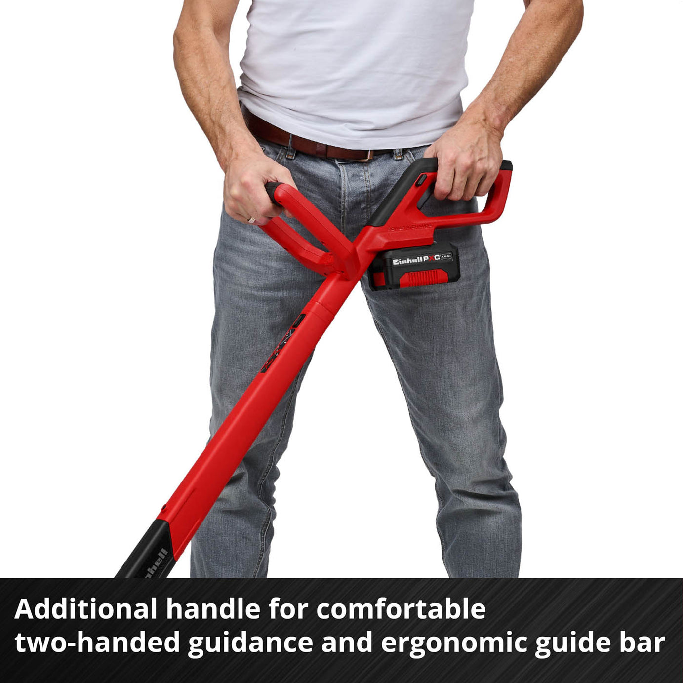 Einhell Lawnmower And Grass Trimmer Set Cordless 18V 4Ah Li-Ion Garden Cutters - Image 6