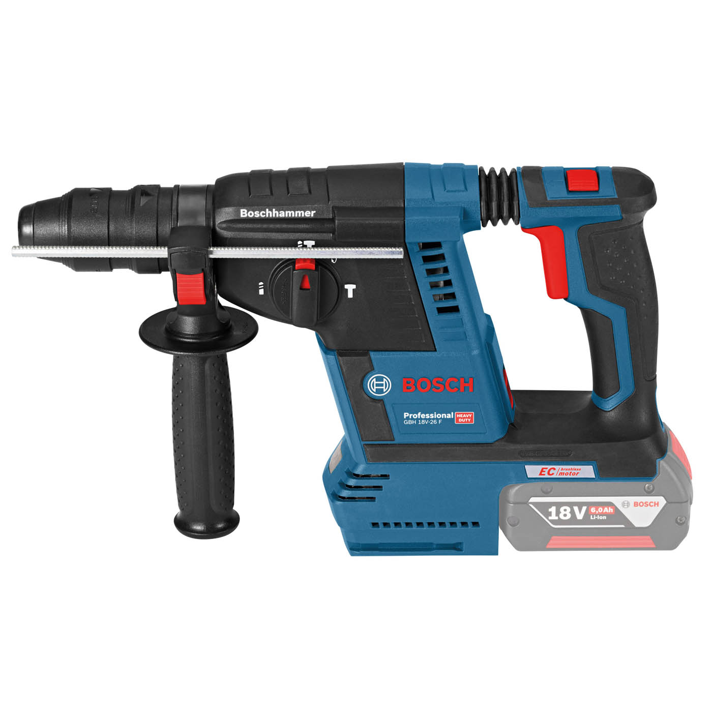 Bosch SDS Plus Drill Cordless 18V 2x8Ah GBH18V-26F Brushless Heavy Duty - Image 4