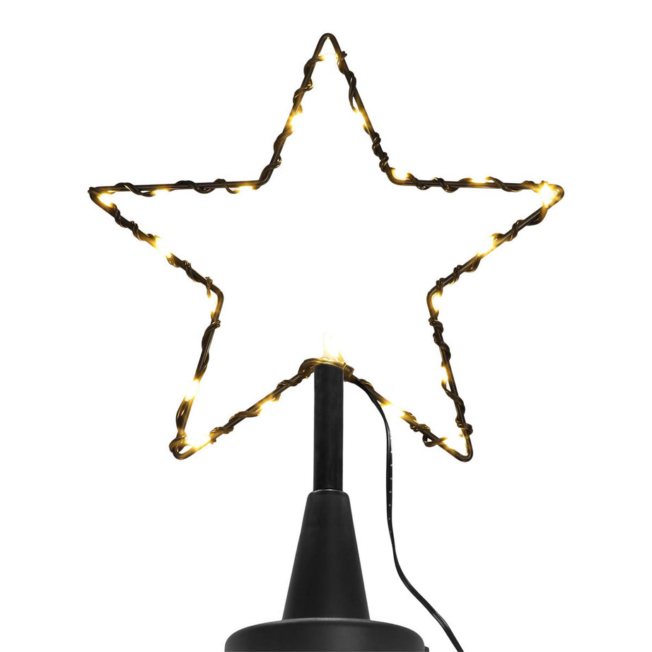 LED Christmas Tree Silhouette Ice And Warm White Freestanding Indoor Outdoor - Image 4