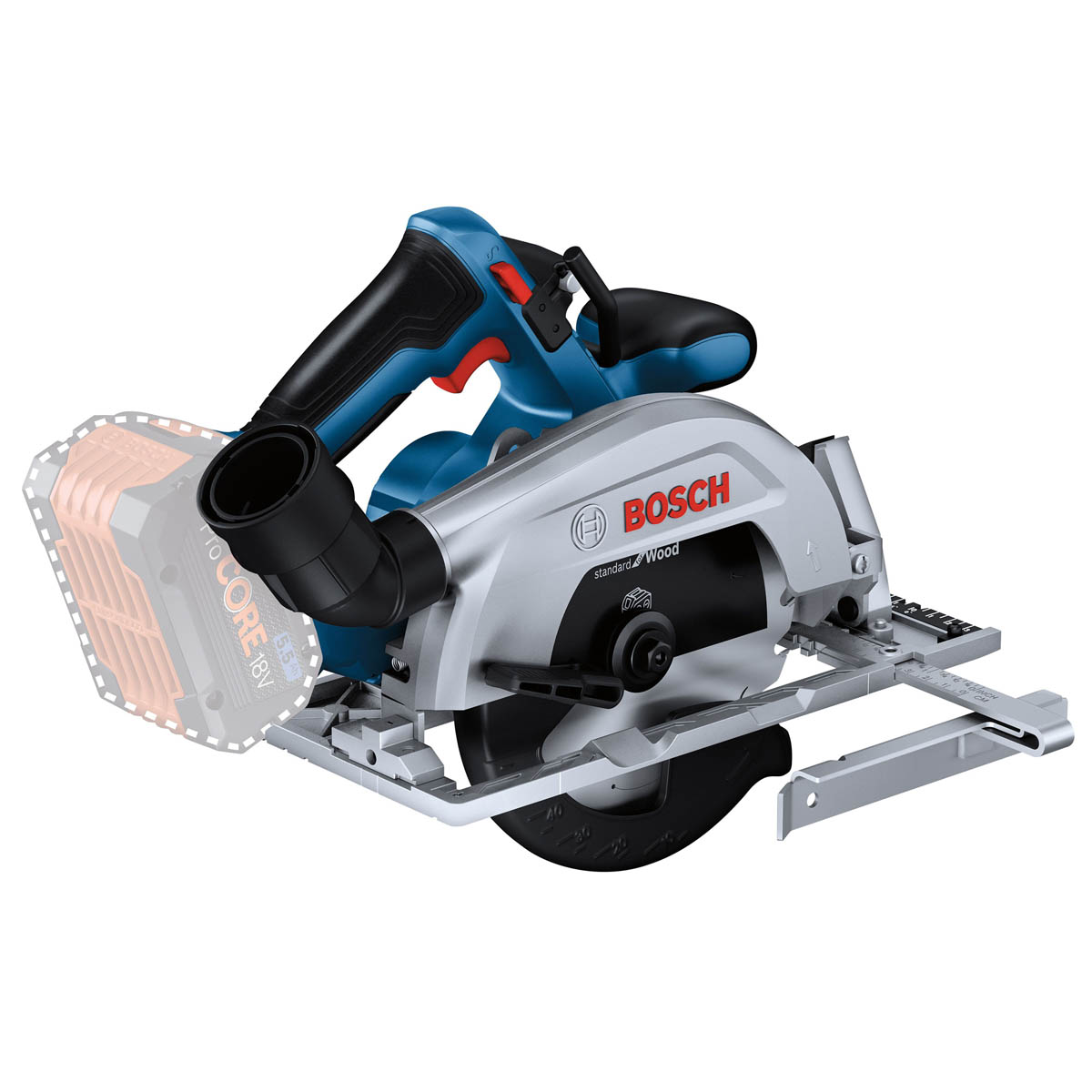 Bosch Professional Circular Saw Cordless GKS 18V-57-2 Brushless - Body Only - Image 1