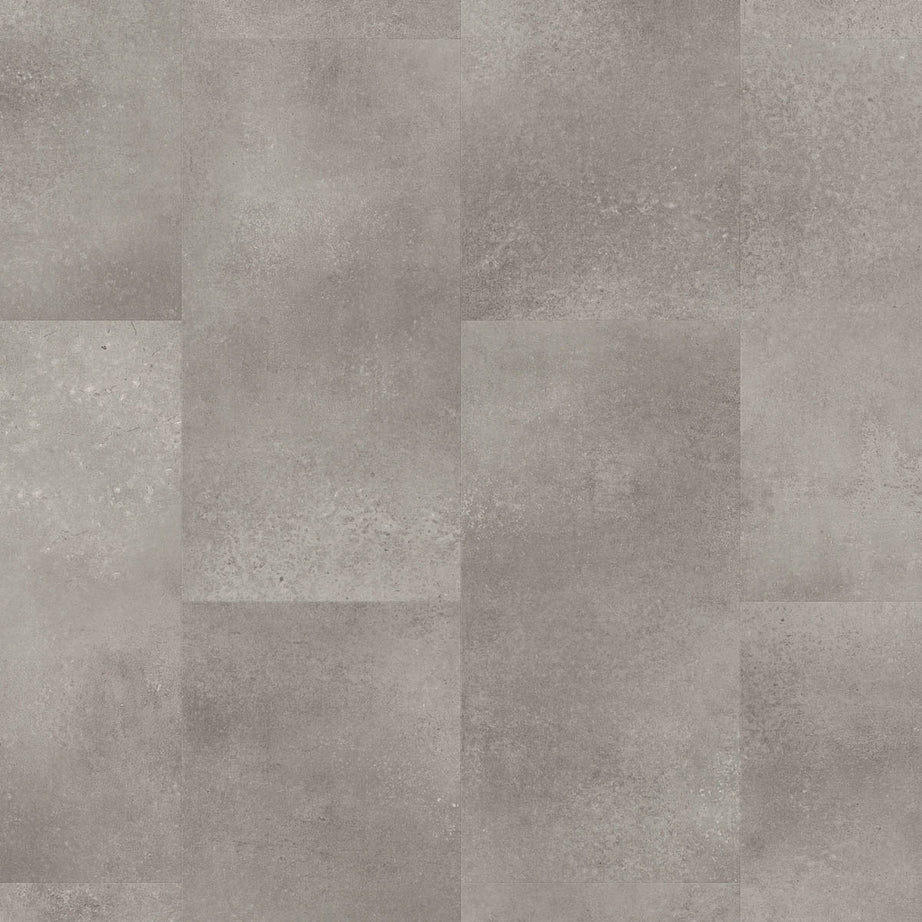 Quick-step Vinyl Tile Matt Grey Concrete Effect Textured Modern 1.85m² 10 Pack - Image 1