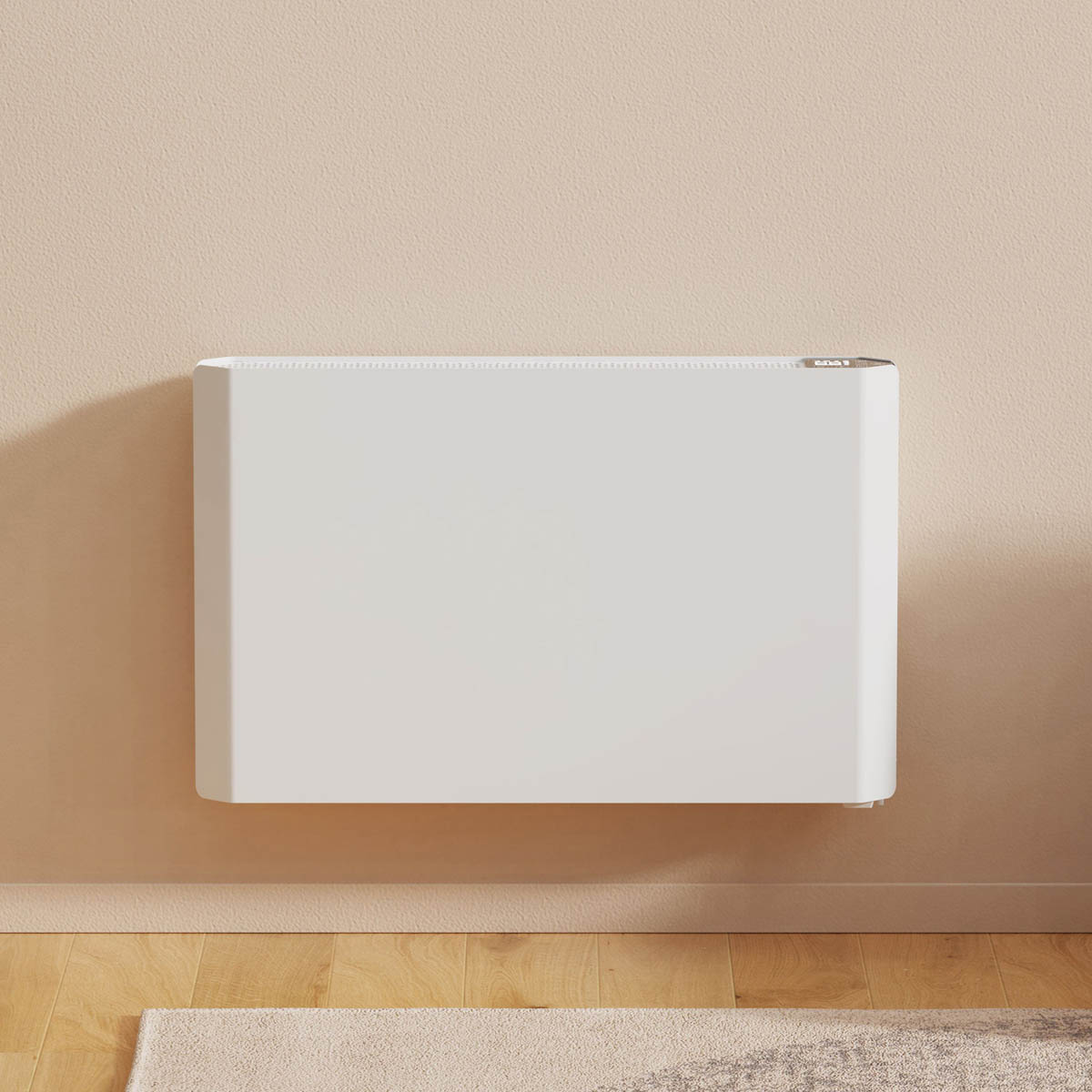 Smart Panel Heater Radiator Electric White Wall Mounted Indoor Steel 2000W - Image 1