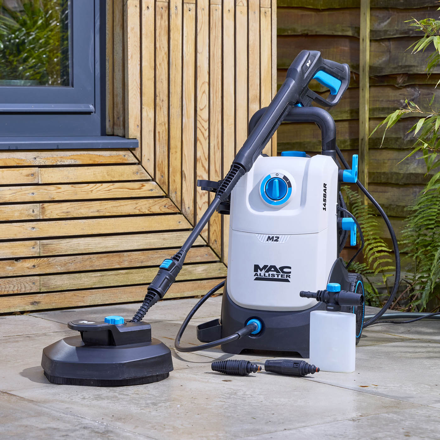Mac Allister High Pressure Washer Jet M2 Corded Electric Powerful 145bar 1.8kW - Image 1
