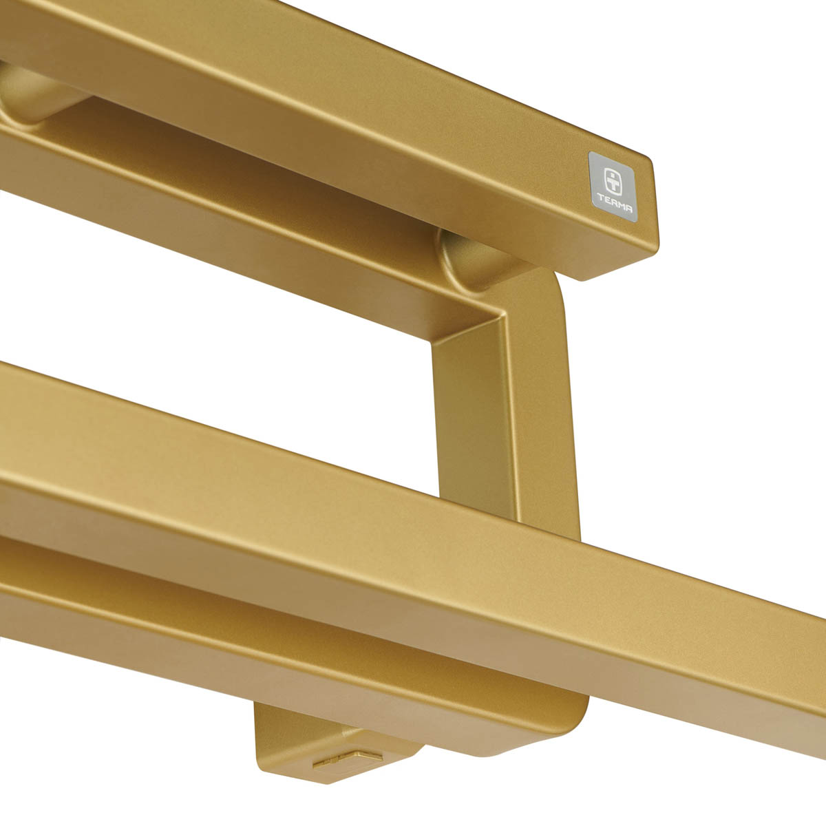 Terma Towel Rail Radiator Brass Flat Bathroom Warmer Modern (H)65.5x(W)50cm - Image 8