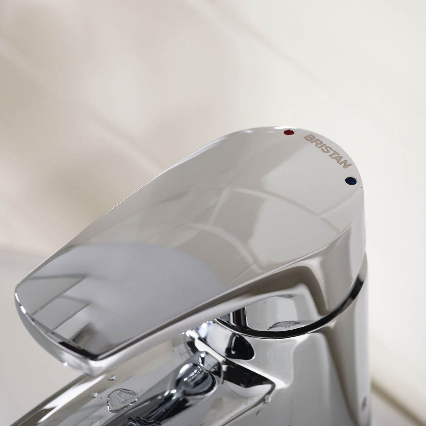 Bristan Bathroom Basin Tap Mixer Chrome Single Lever Clicker Waste Modern - Image 10
