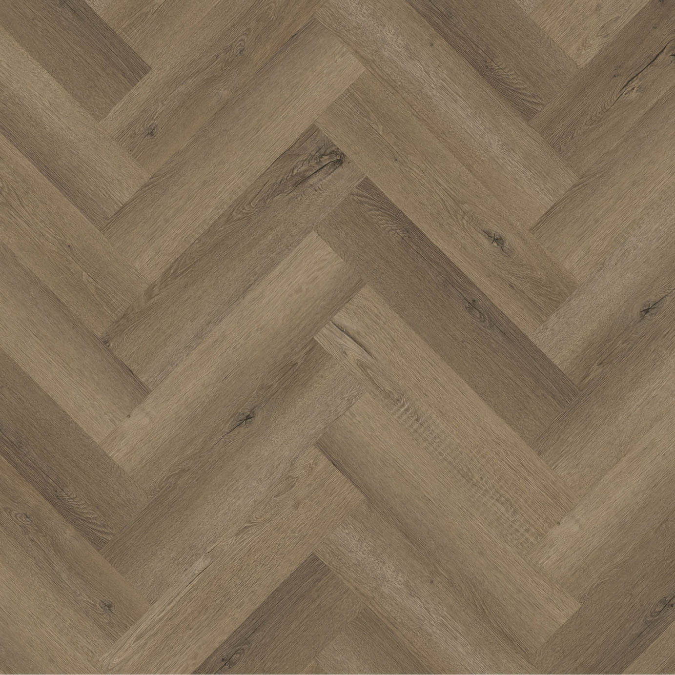 Vinyl Click Plank Flooring Mid Brown Oak Effect Waterproof T6.5mm 1.95m² - Image 4