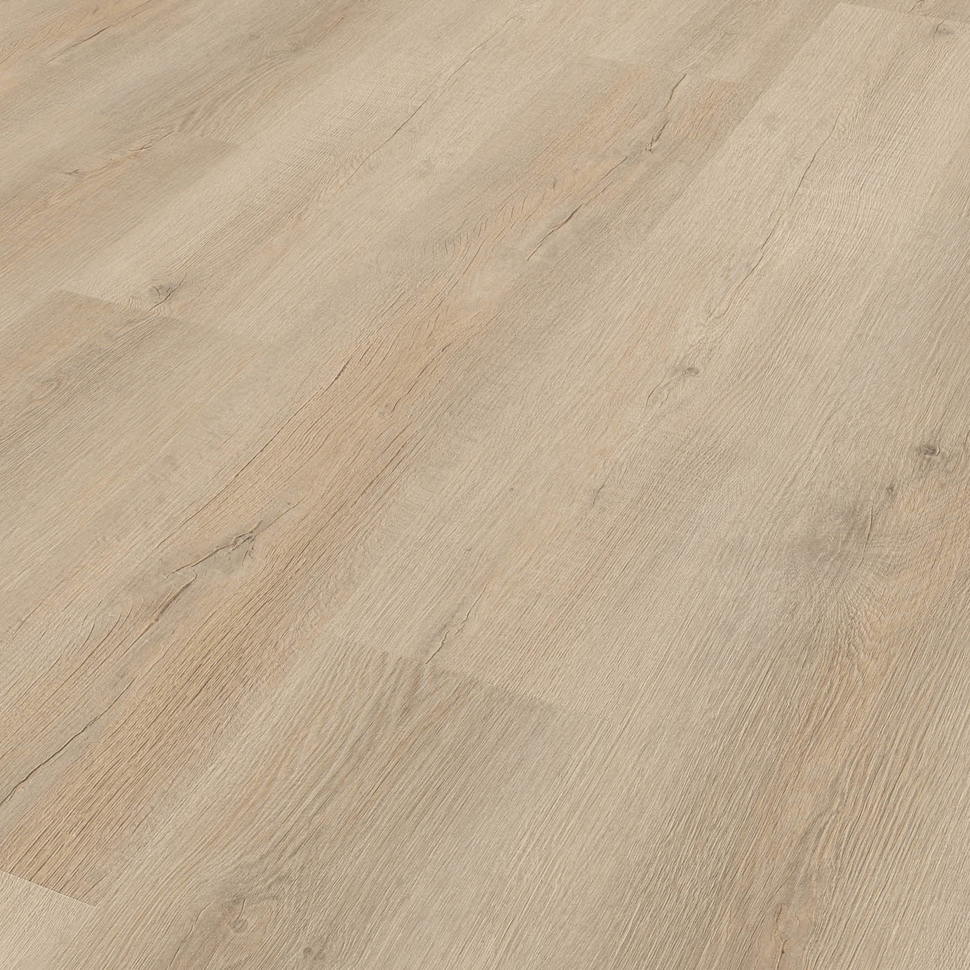 Vinyl Click Planks Beige Taupe Light Oak Effect Embossed Waterproof T6.5mm 3.2m² - Image 1