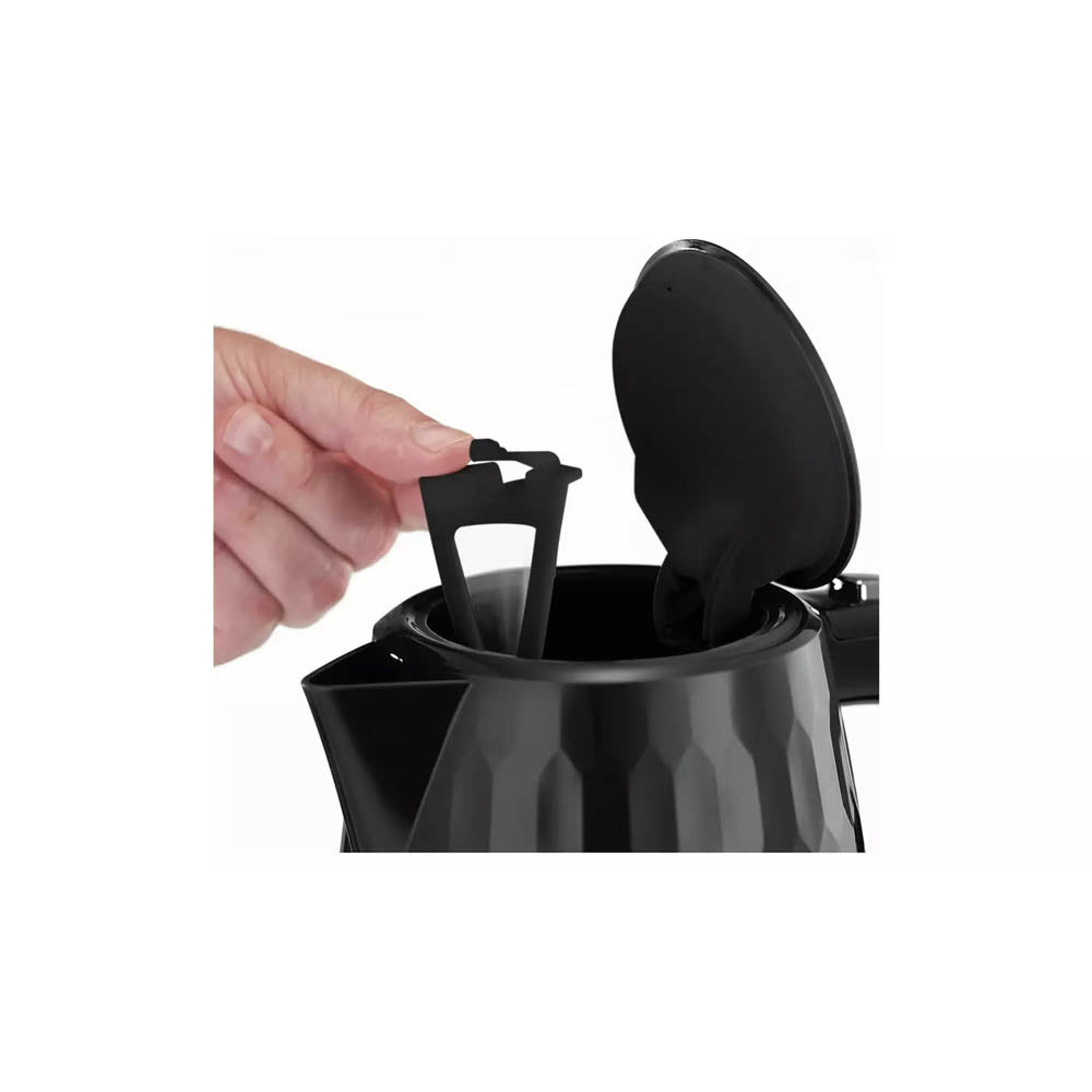 Russell Hobbs Electric Kettle Black Modern Honeycomb Inspired 1.7L Rapid Boil - Image 5