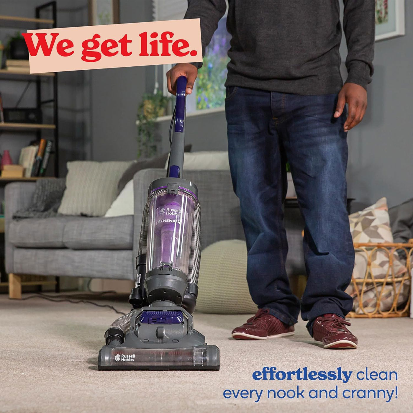 Russell Hobbs Vacuum Cleaner Athena Upright Bagless Cyclonic Multi Purpose 2L - Image 7