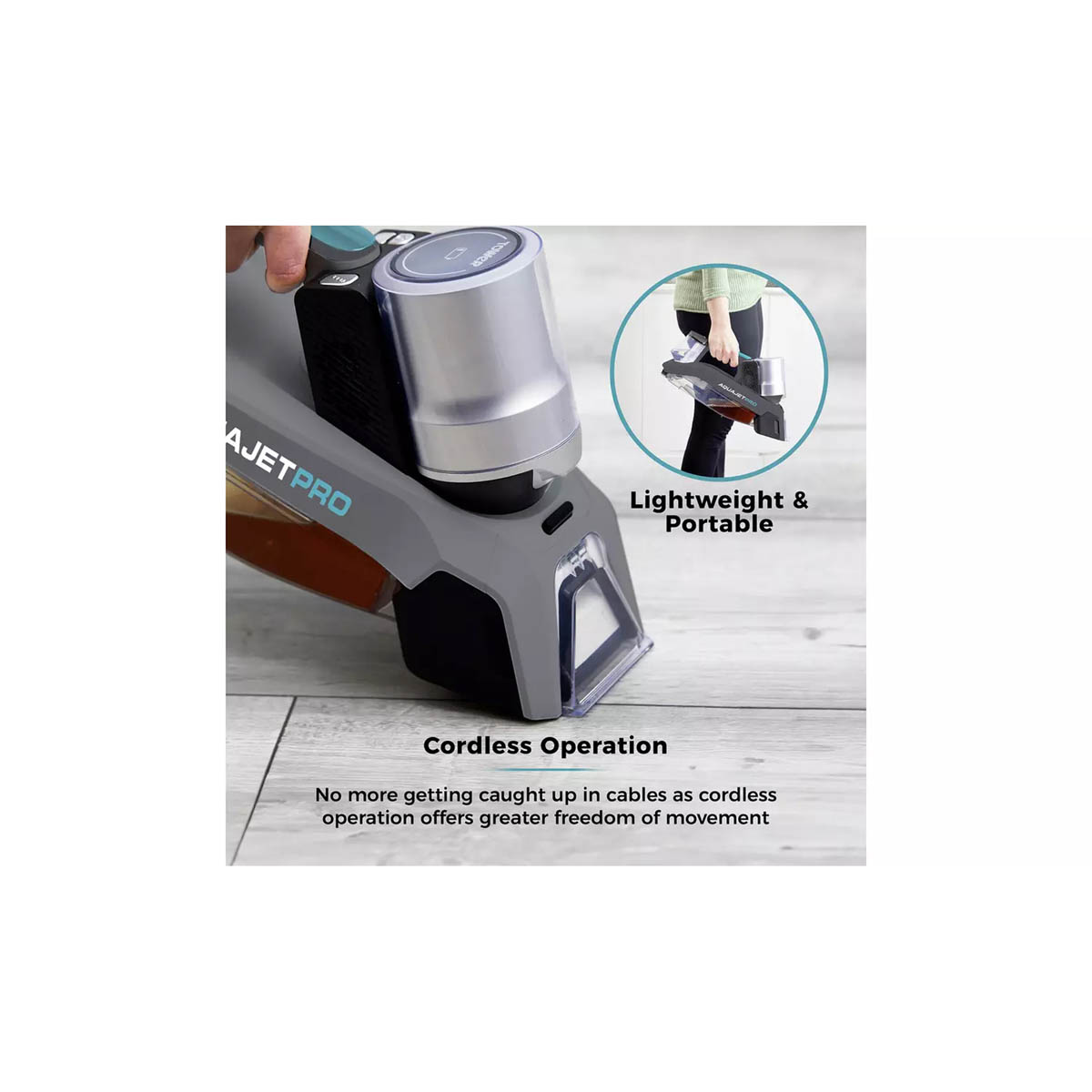 Tower Spot Cleaner Cordless Aquajet Pro Handheld Portable Carpets Upholstery - Image 7
