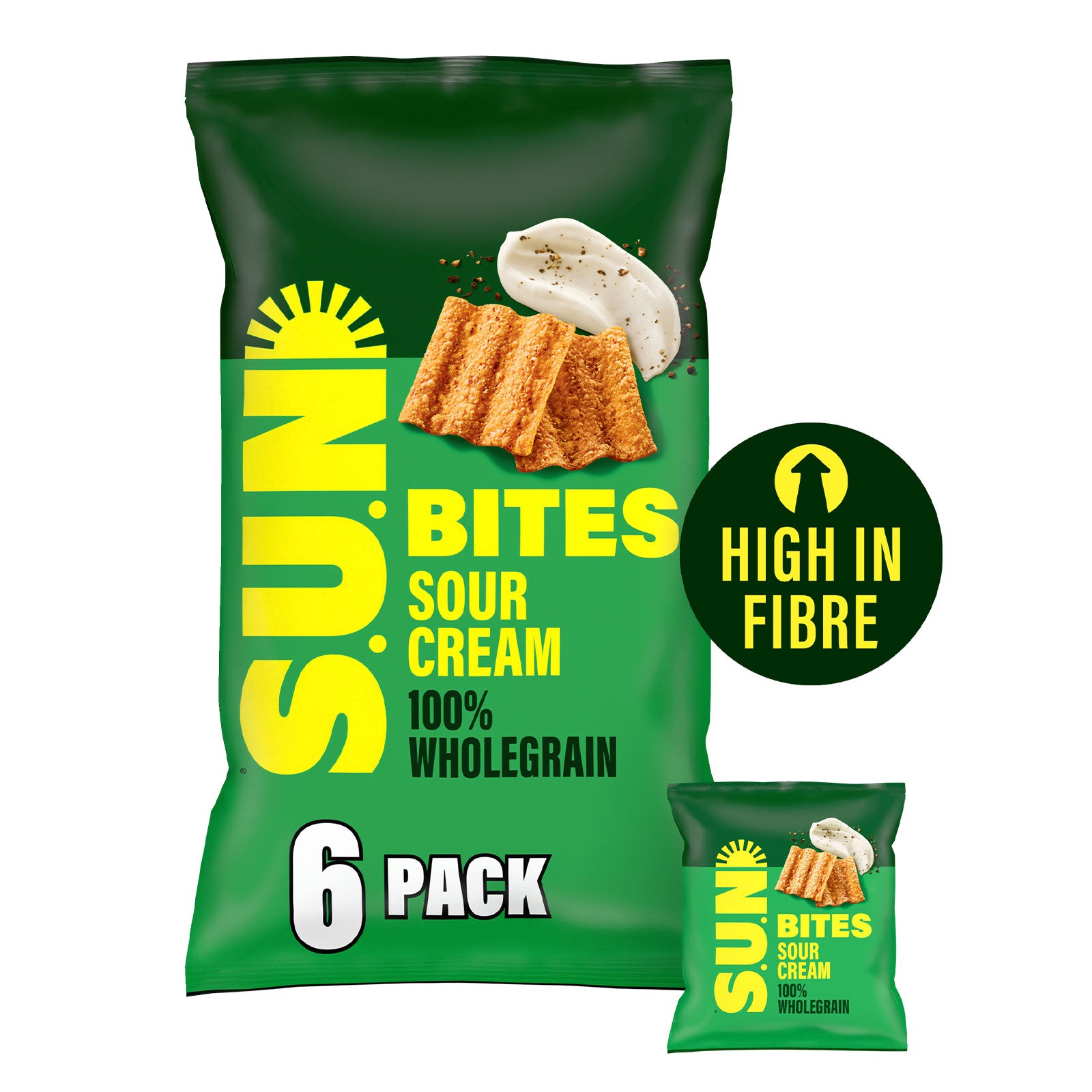 Sunbites Snacks  Sour Cream Multipack Crisps 108 x 25g - Image 2