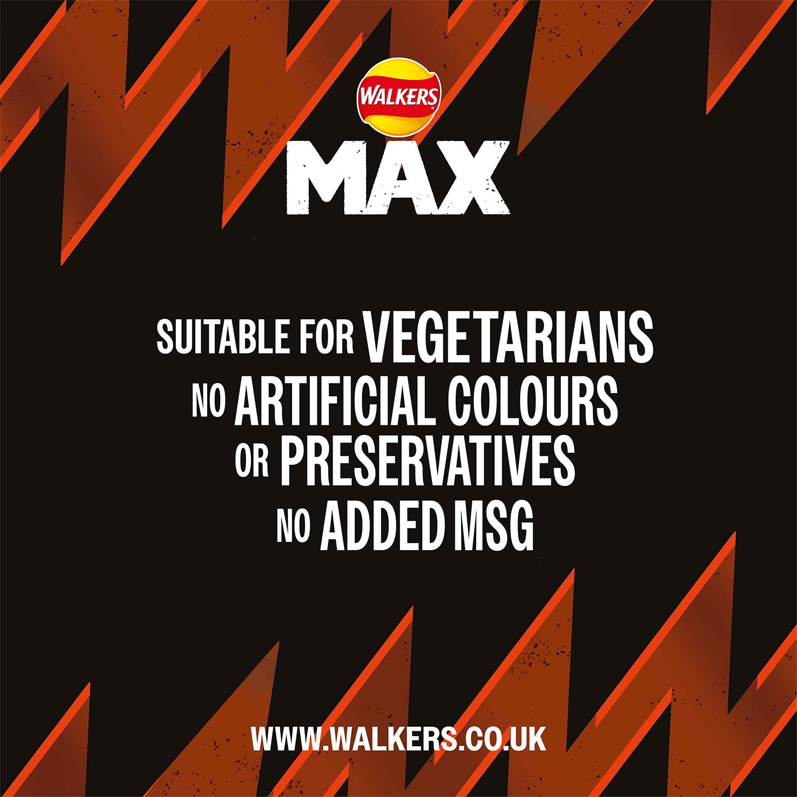 Walkers Max Crisps Sizzling Flame Grilled Steak Flavour 24 x 50g - Image 5