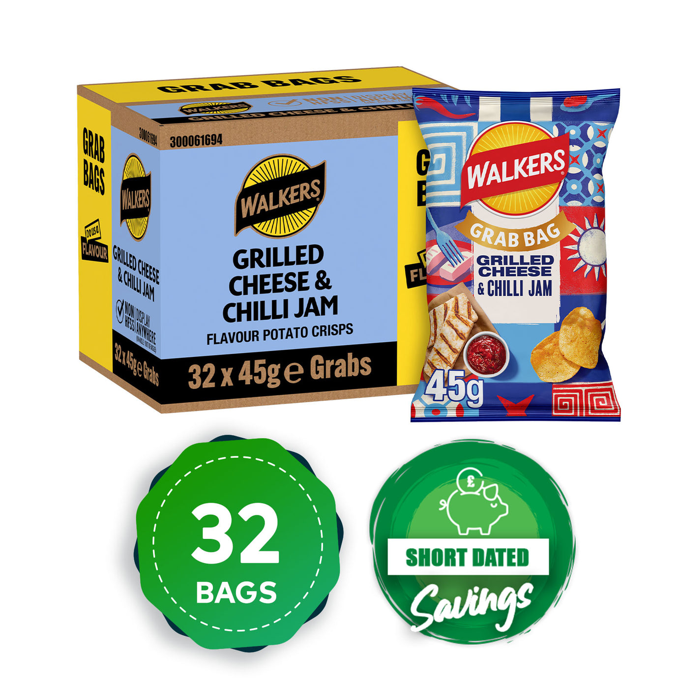 DUAF Walkers Crisps Grilled Cheese Chilli Jam 32 x 45G - Image 10