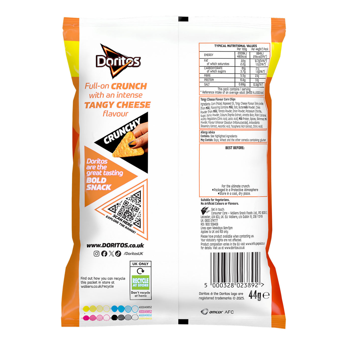 Doritos Tortilla Chips Tangy Cheese Chilli Heatwave Bundle 36 x 44g - Image 7