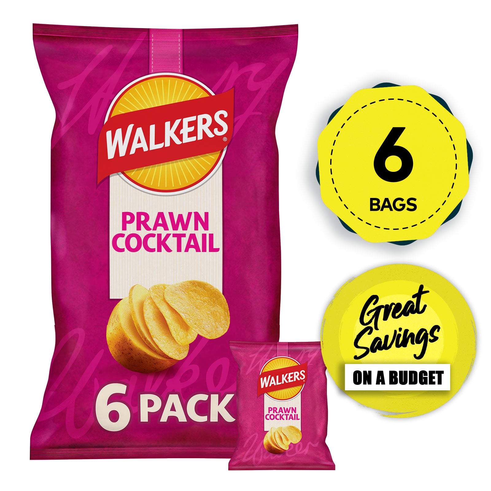 Walkers Crisps Salt & Vinegar Worcester Prawn Chicken Smoky Bacon Bundle 54 Bags - Image 5