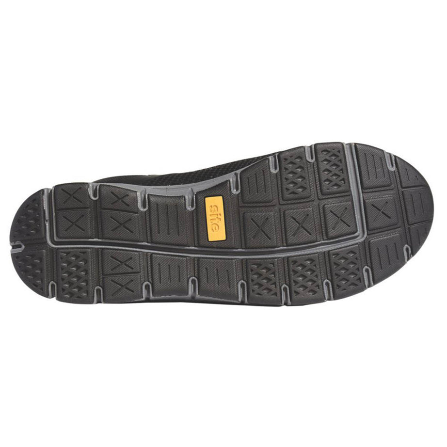 Site Safety Trainers Mens Wide Fit Black Lightweight Boots Steel Toe Size 6 - Image 4
