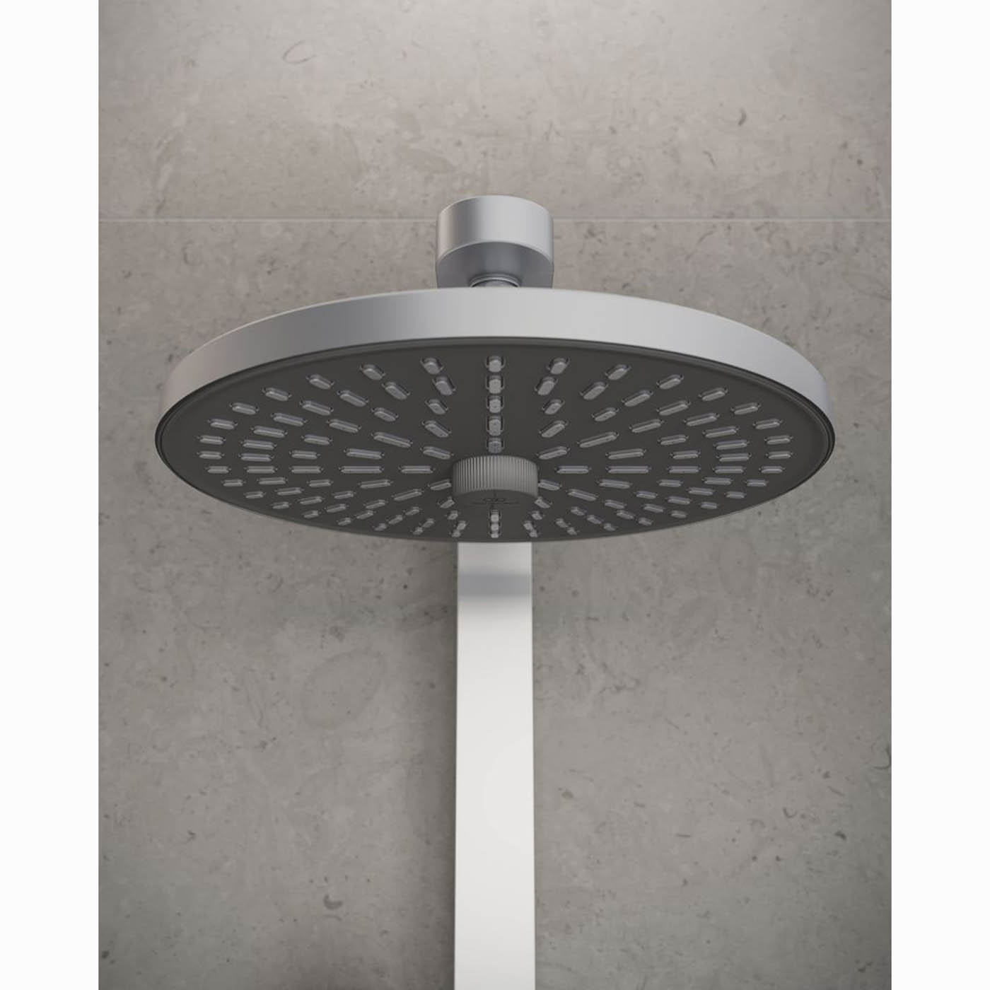 Ideal Standard Shower Head Chrome Round 260mm 2 Spray Patterns Contemporary - Image 3
