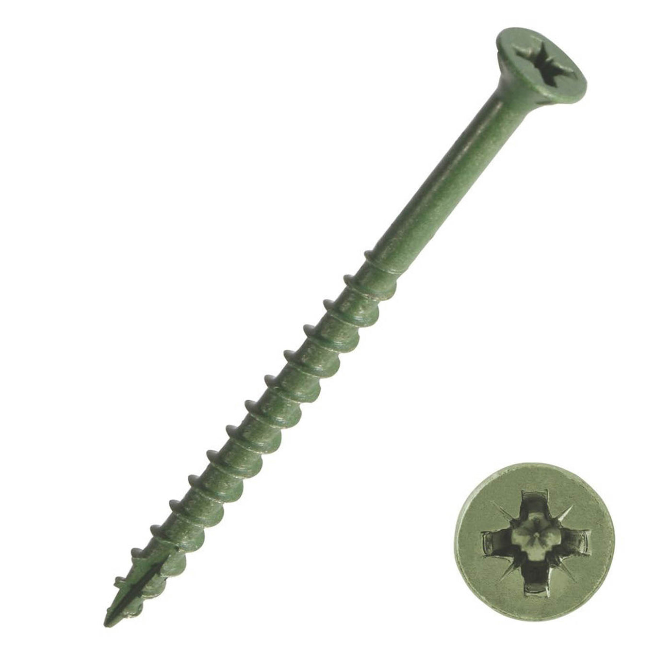Timbadeck Decking Screws PZ Double-Countersunk Outdoor 4.5 x 65mm 2500 Pack - Image 1