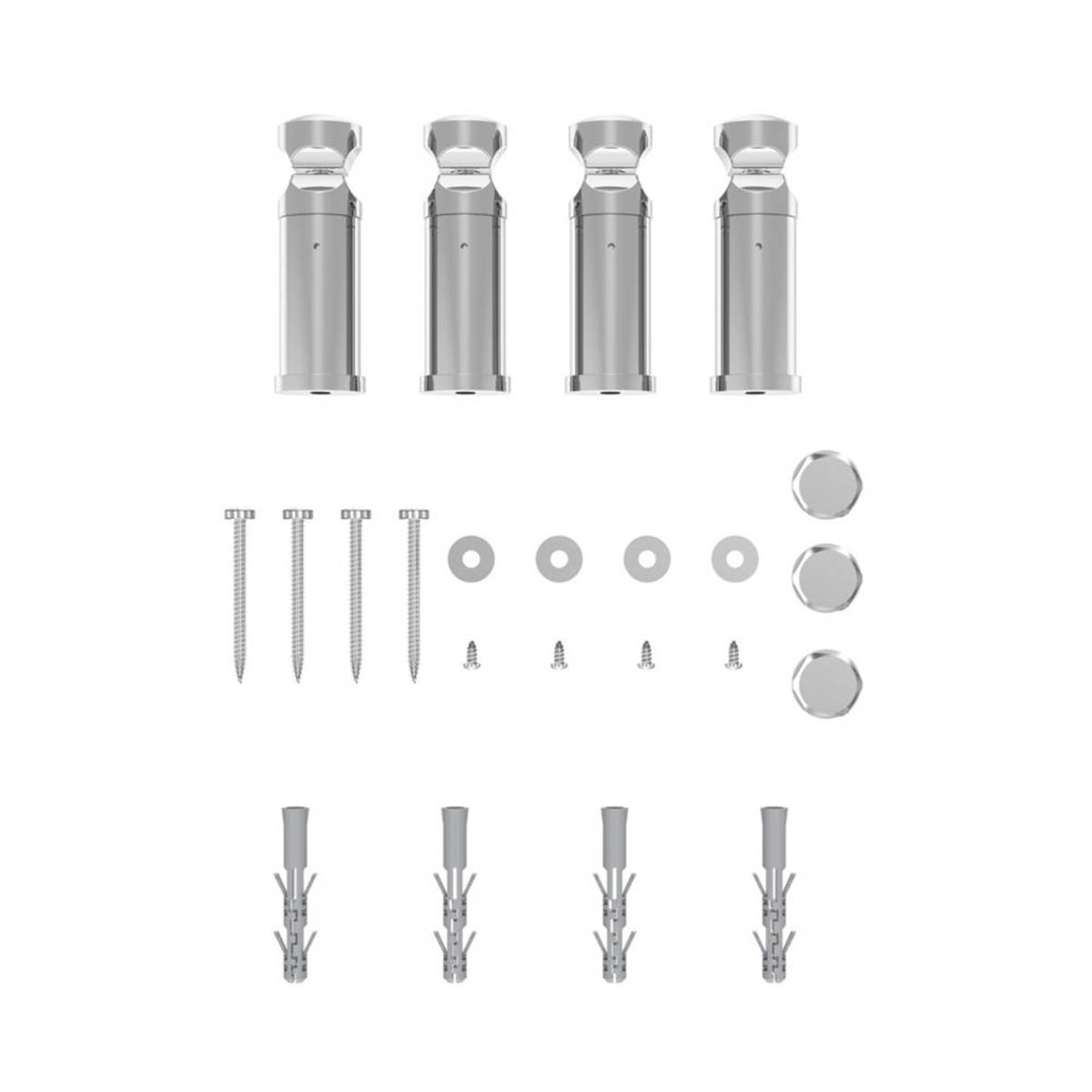 Flomasta Bathroom Towel Rail Radiator Electric Flat Warmer Ladder (H)110x(W)50cm - Image 4