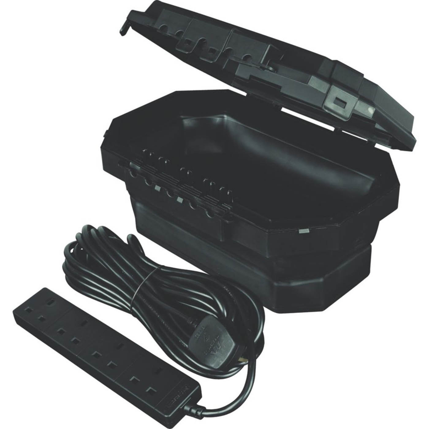 Masterplug Outdoor Enclosure Weatherproof Cable Box IP54 Compact Lockable - Image 1