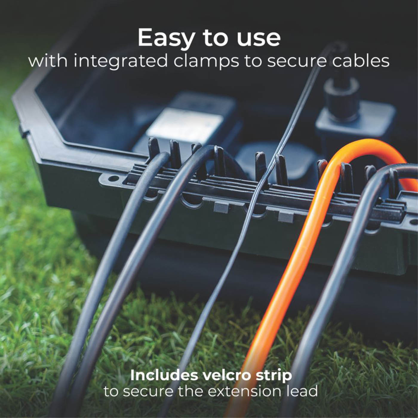 Masterplug Outdoor Enclosure Weatherproof Cable Box IP54 Compact Lockable - Image 5