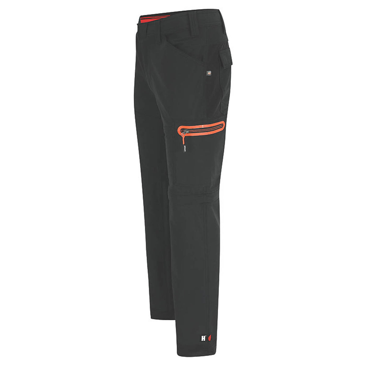 Herock Mens Trousers 5 Pockets Black Zip Off Leg Breathable 30" W 32" L - Image 5